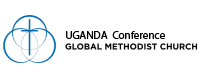 North Carolina Conference of the Global Methodist Church logo with blue cross and interlocking circles